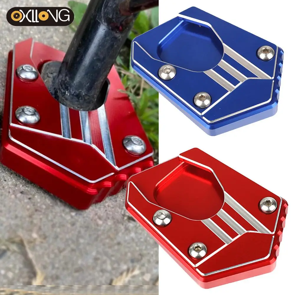 

Motorcycle Stands Kickstand Side Stand Extension Pad Plate FOR HONDA XL600V XL650V XL700V Transalp XRV750 CB500X CBR650R CB500F