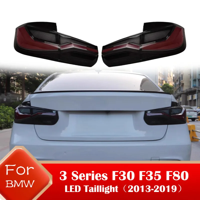 Taillight For BMW 3 Series F30 (2013-2018) Tail Light Assembly Modification New LED Running Light Flowing Turn Signal Rear Lamp