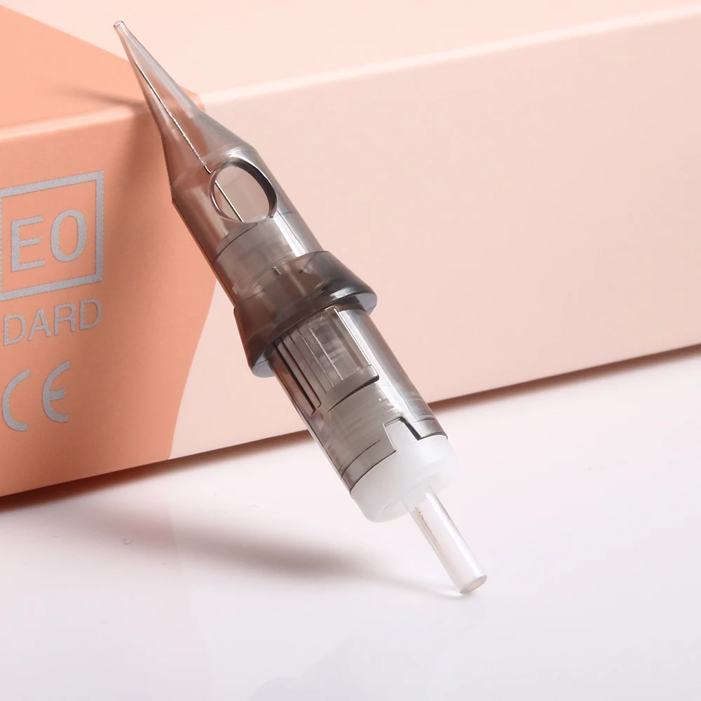 CJMIO-Cartouche de tatouage universelle, aiguille pour maquillage semi-continu, Eyeblogglips Legiiner Microblading Tattoo, 20 pièces, 1ATV, 0.25mm, 3ATV