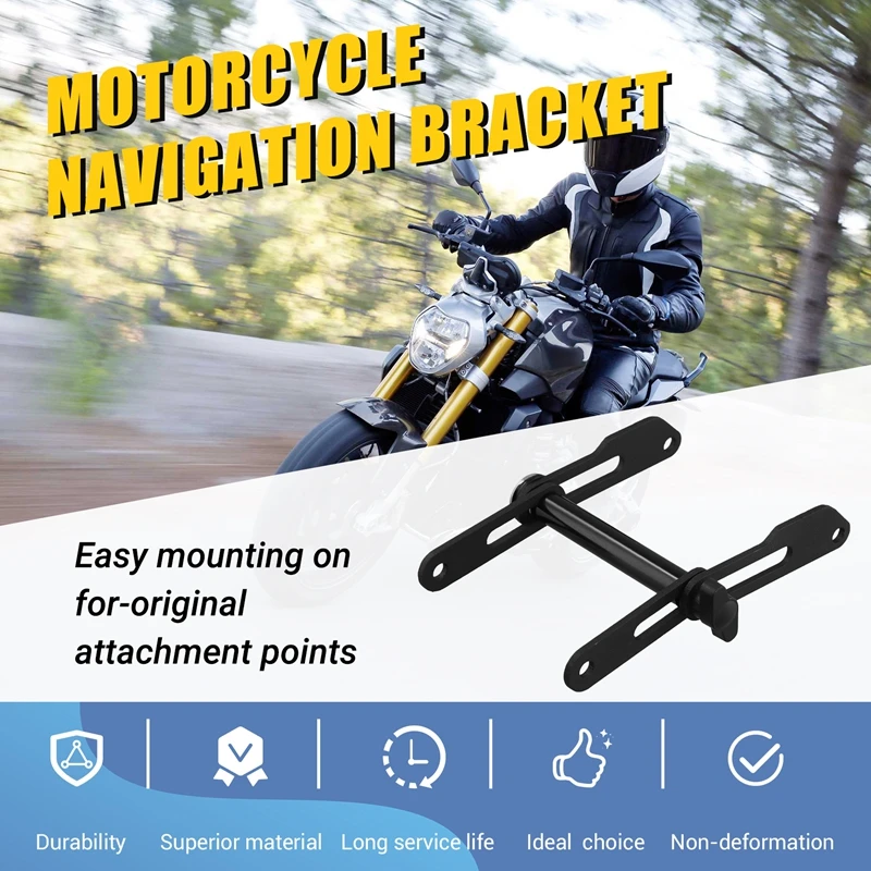 Motorcycle Adjustable Extend Handlebar Mobile Phone Navigation Bracket For BMW R1200R R1200RS R1250R R1250RS LC