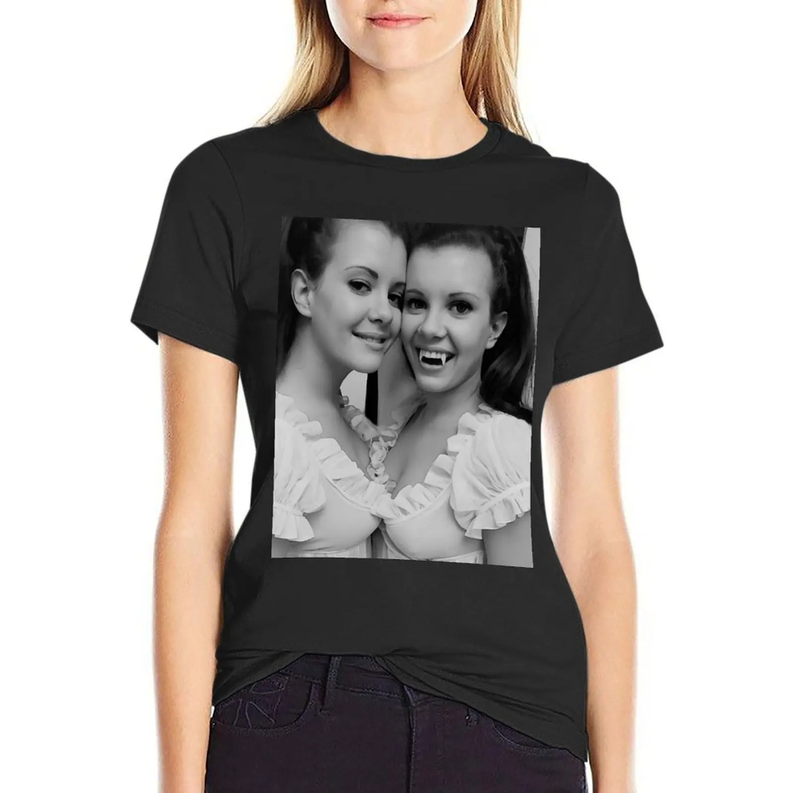 twins of evil T-shirt tees cute clothes Woman clothes