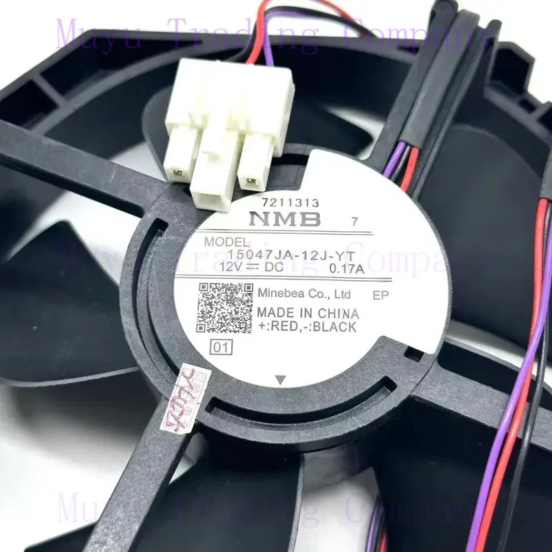 FOR NMB-MAT 15047JA-12J-YT DC 12V 0.17A 3-wire Server Cooling  Fan