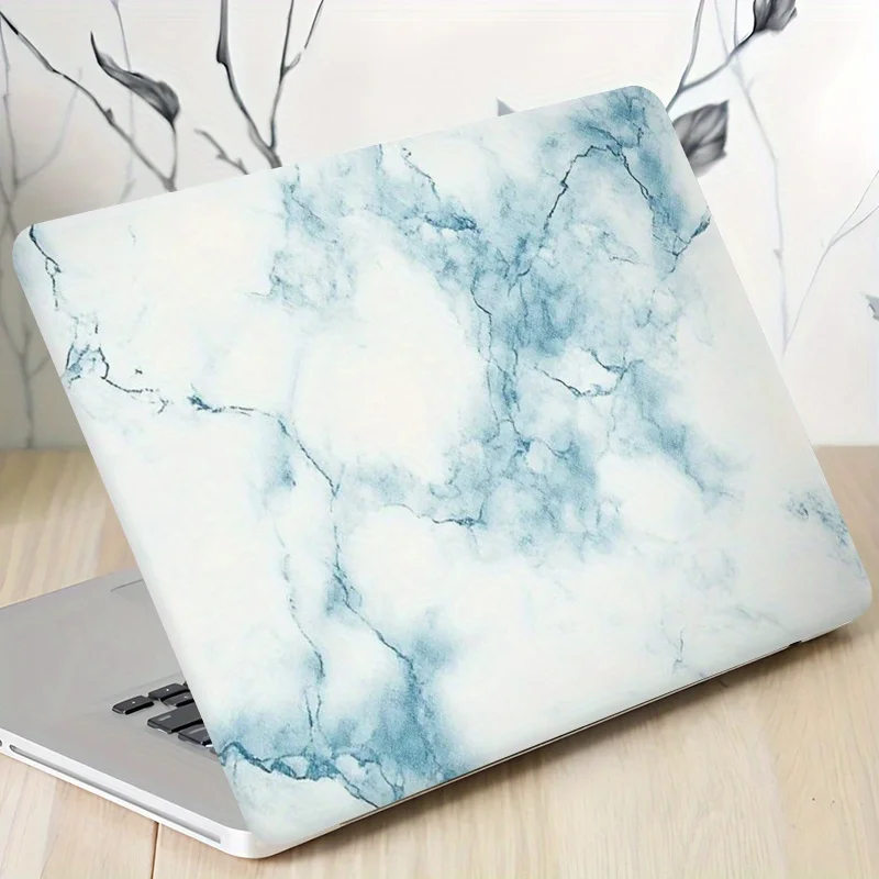 3-Pack (with 1 extra) Self-Adhesive PVC Laptop Case- Marble Art Design,Scratch Resistant Semi-Matte Surface, For 12-15.6 Laptops
