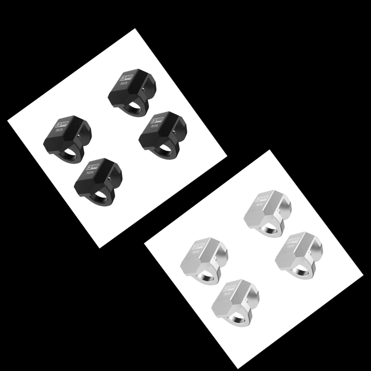 GPM 7075 Alloy Front & Rear Shock Cap Protector ARRMA Granite Typhon Mojave Grom  RTR（ARA2104）