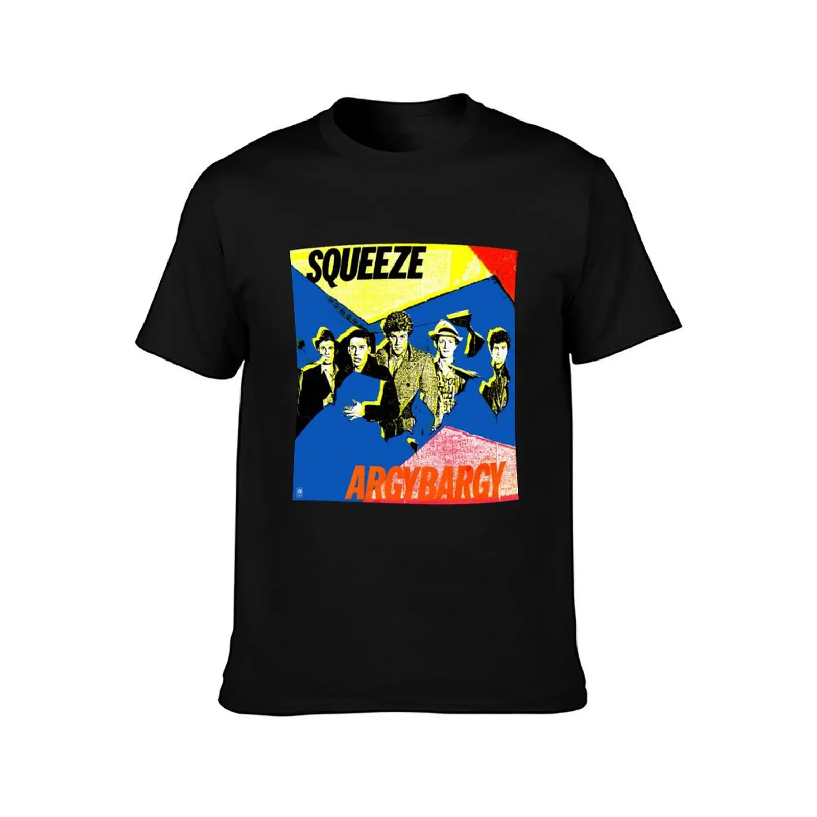 Squeeze argybargy T-Shirt Summer Casual Cotton Tee Oversized Streetwear Tops Vintage Graphic Print Loose Fit Short Sleeve