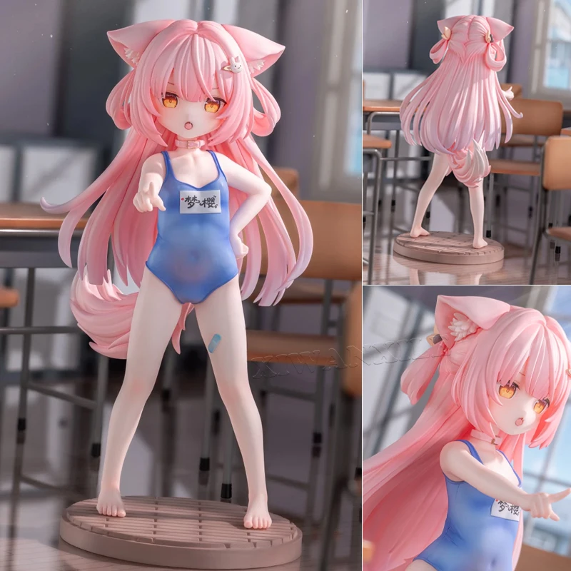 Figura de Anime de 18 cm, Dream Sakura, con Ropa Intercambiable, Personaje Original Mengying, Figura de Acción Coleccionable, Muñeca, Juguete, Regalo