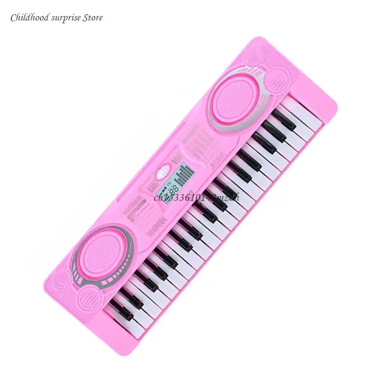 

Early Educational Musical Instrument Piano Toy with 37 Keys Electronic Keyboard Toy for Kindergarten Girl Christmas Dropship