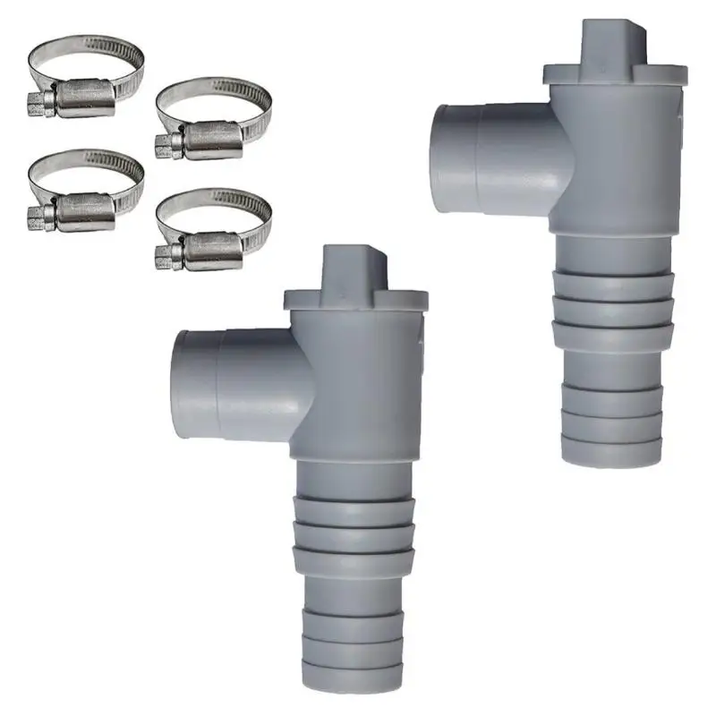 

Адаптер насоса для фильтра для бассейна из ПВХ, прочный плунжерный клапан для бассейна с включением/выключением 32 мм, герметичная замена деталей наружного оборудования