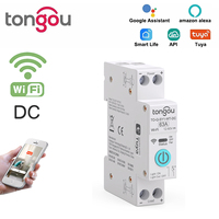 TUYA DC WIFI Smart Circuit Breaker 1P 63A DIN Rail for Smart Home wireless Remote Control Switch by APP TONGOU