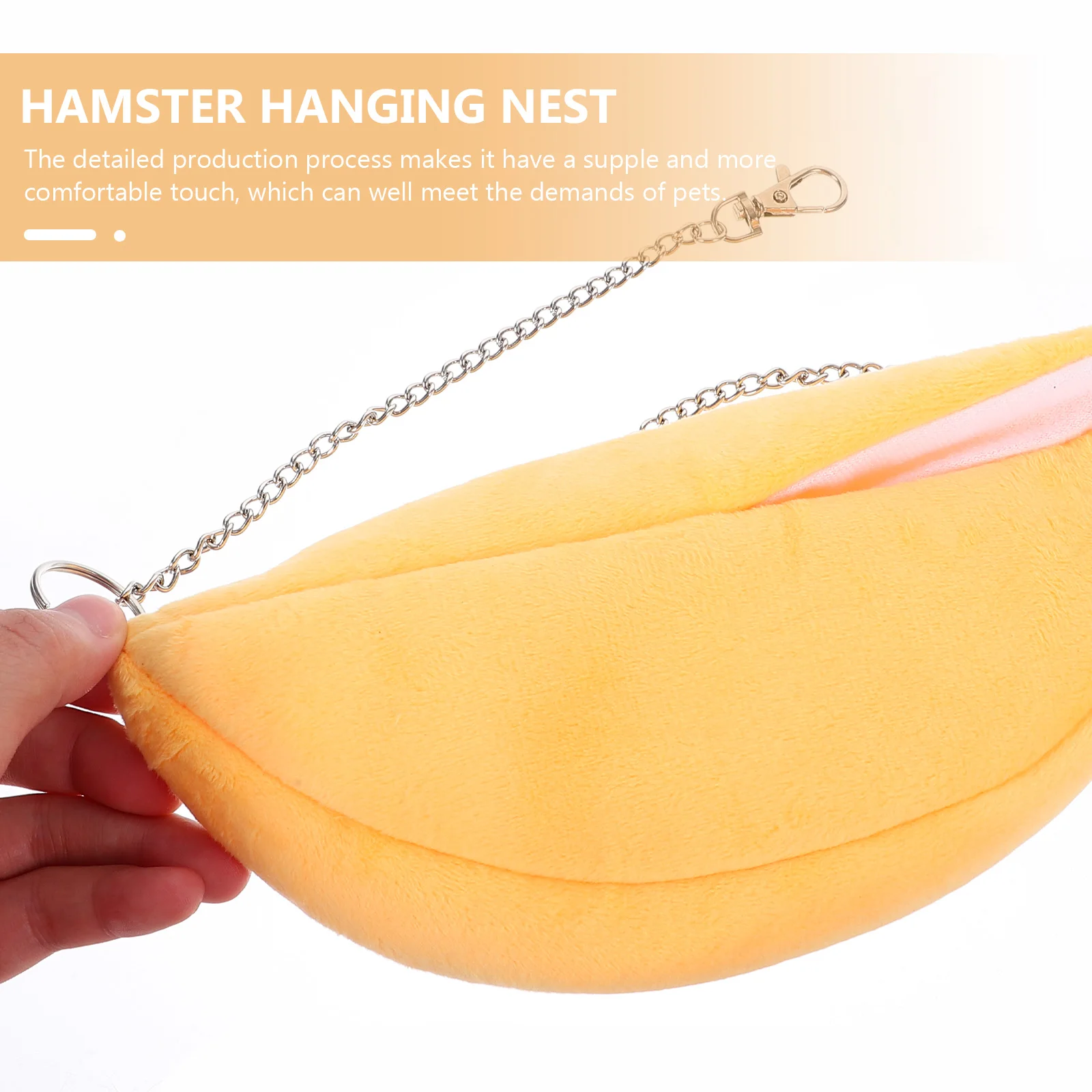 

1 pc Pet Hammock For Hamster Rat Small Pets Warm Nest Bed Hanging Swing Lint Material Durable Comfortable Cage Accessory