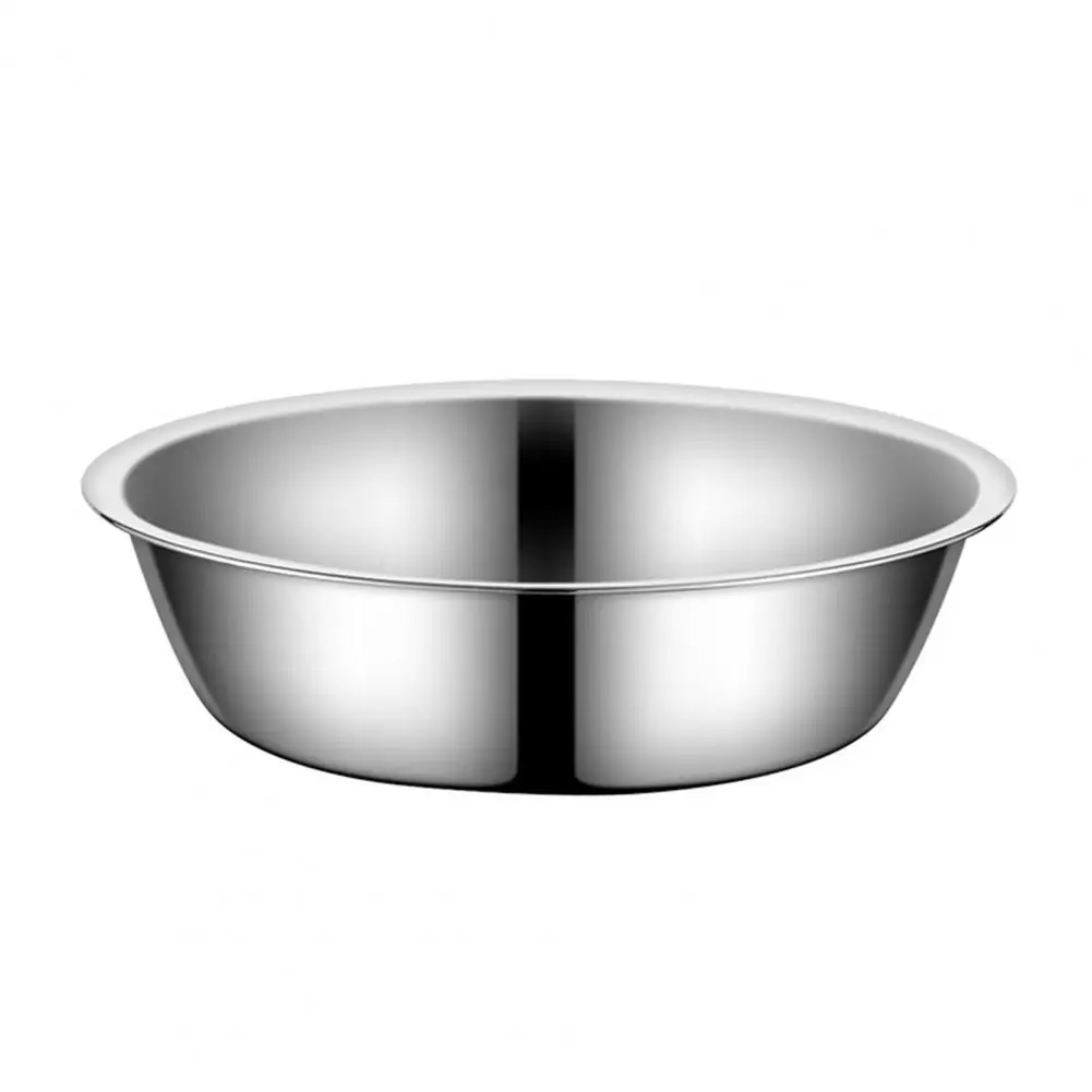 Easy to Clean Pet Bowl Durable Stainless Steel Pet Bowls Easy to Clean Rust-resistant Cat Dog Food Dishes Smooth Surface Pet