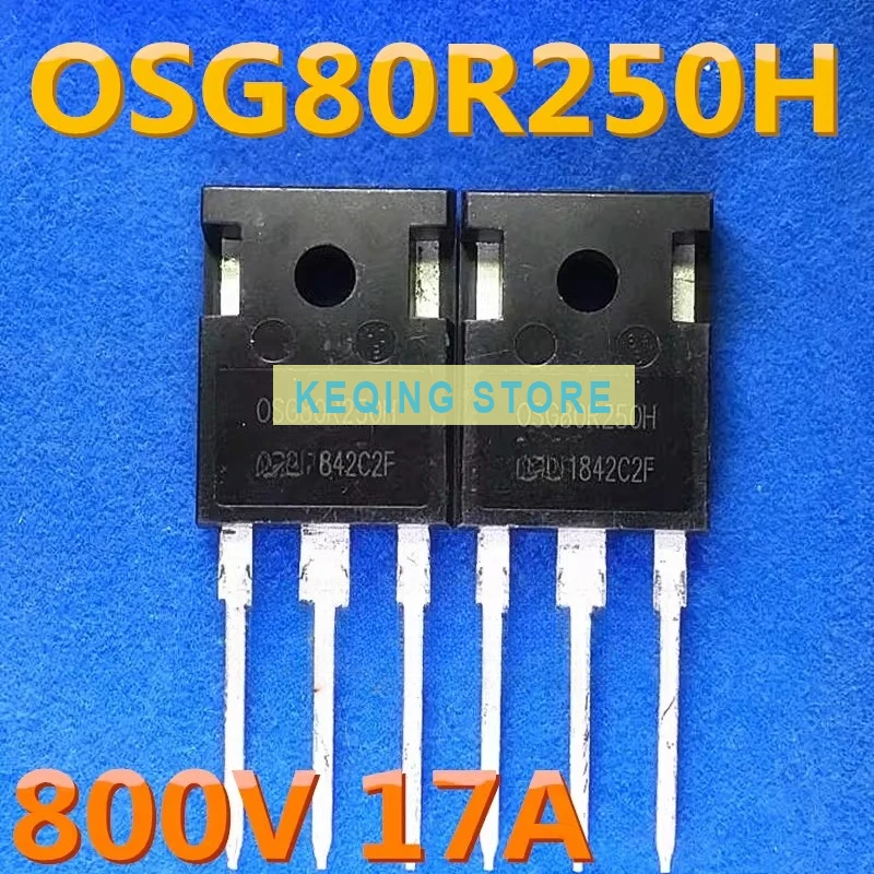 10PCS Used+Not NEW+Send after Measure OSG80R250H 800V 17A Field Effect MOS