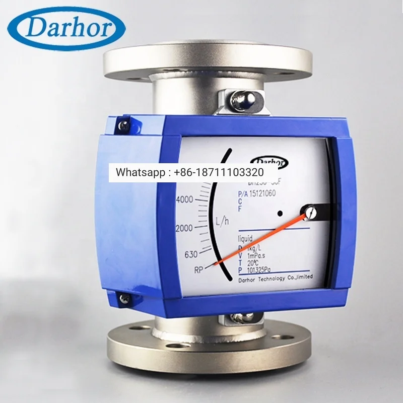 

DH250 Germany quality cost-effective variable area flow meter metal tube rotameter 4-20mA/pulse with switch