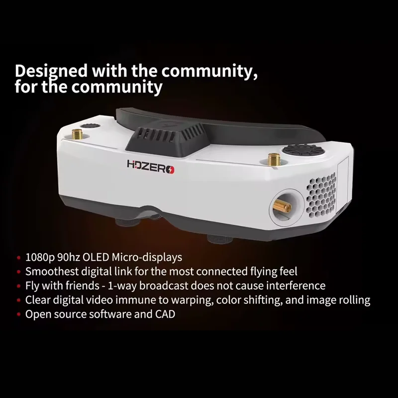 New HDZero Goggle 2 Digital Transmition FPV Goggles2 Digital and Analog HDMI Video FPV Goggles