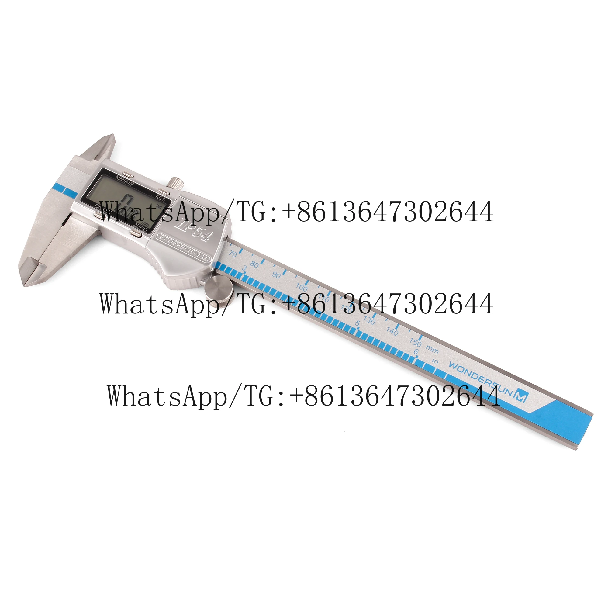 Stainless Steel Material & IP54 Splash Proof Digital Caliper 0-150mm 200mm 300mm