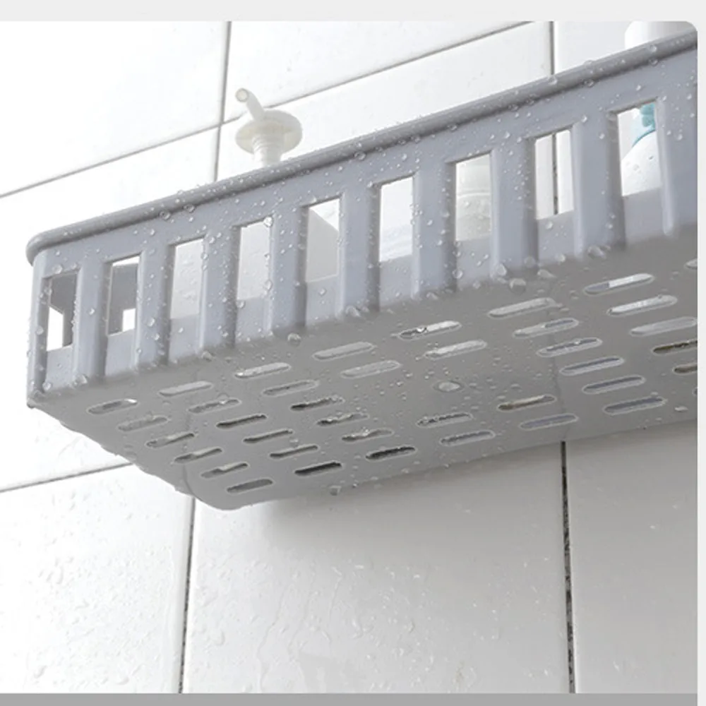 Convenient Toilet Shower Rack with No Drilling Installation Bathroom Storage Basket for Shower Room and Bath Products