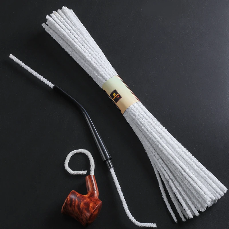 

Hot Sale 30cm Extended Pipe with 50 Pieces of Cleaning Tools Cotton swabs Cigarette holders Smoking Accessories Gadgets for Men