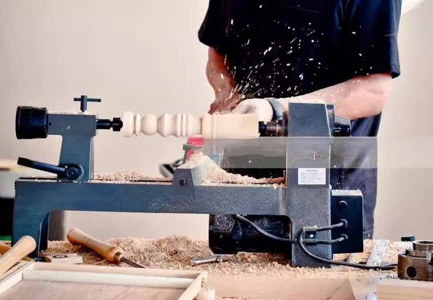 

MC0812V/MC330 МИНИ-токарный станок по дереву 250 Вт постоянного тока 750-3200 об/мин ручки для изготовления деревянной мебели токарный станок практичный и удобный