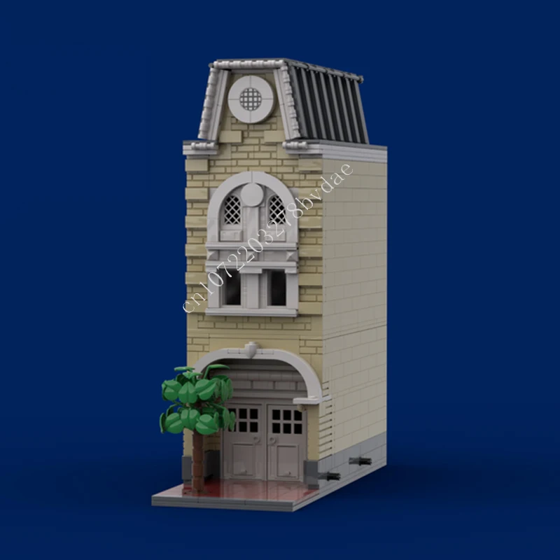856PCS Magic Kingdom Small Emporium MOC streetview  Puzzles Architecture Creative  Assembly Birthday Toys Gifts for Kids Ages