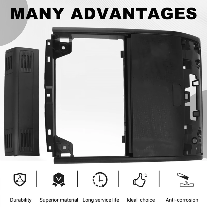 5GG 868 837 Caja de gafas de sol de almacenamiento de techo negro Estuche de cristal para sol Soporte de gafas para VW CC Golf E-Golf 5GG 868837