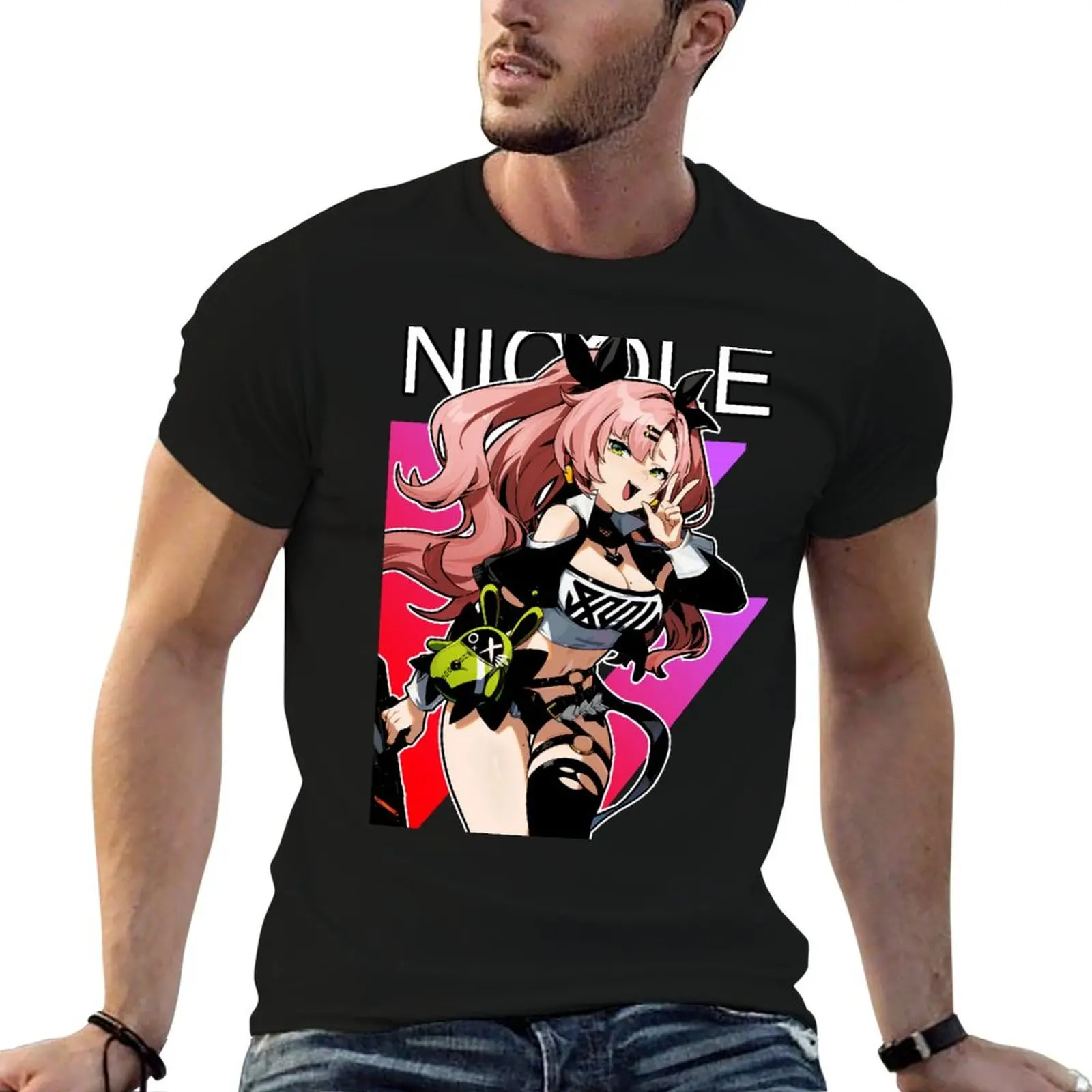 

Nicole Demara Zenless Zone Zero Shirt fan Nicole ZZZ Stickers t shirt case decals T-Shirt t shirt custom print T-Shirt
