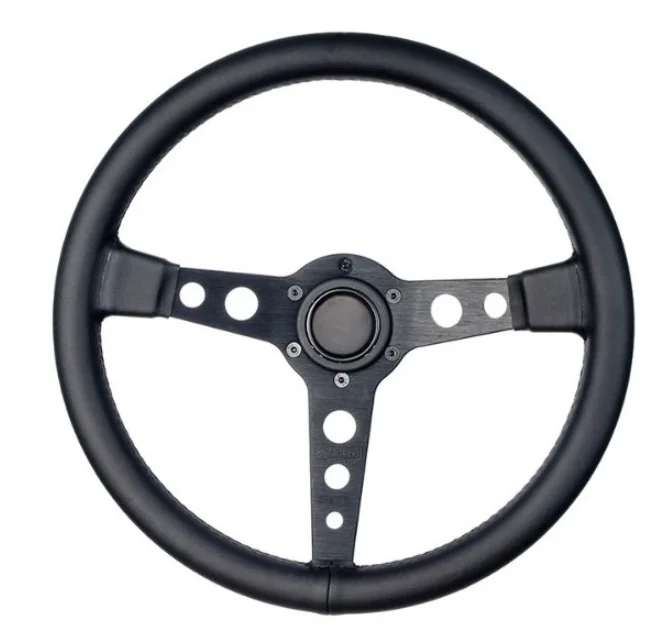 MOMO 350mmステアリングホイール ブラック スエード レーススポーツ