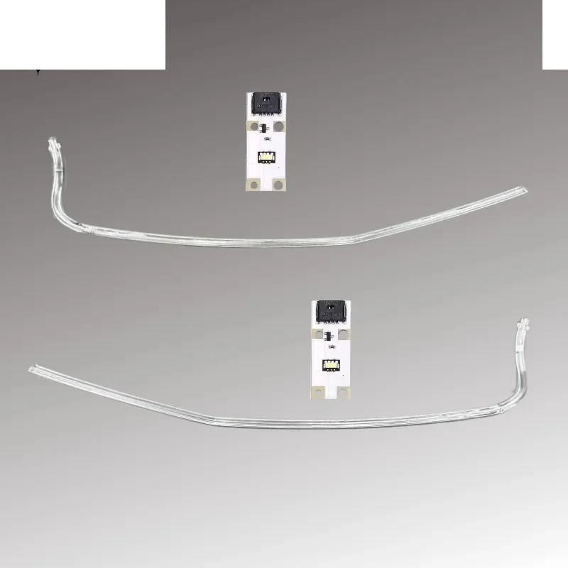 ل VW سكودا اوكتافيا 2015 2016 2017 سيارة العلوي DRL أنبوب رقائق الاكريليك ضوء دليل قطاع ضوء DRL قطاع لوحة المجلس