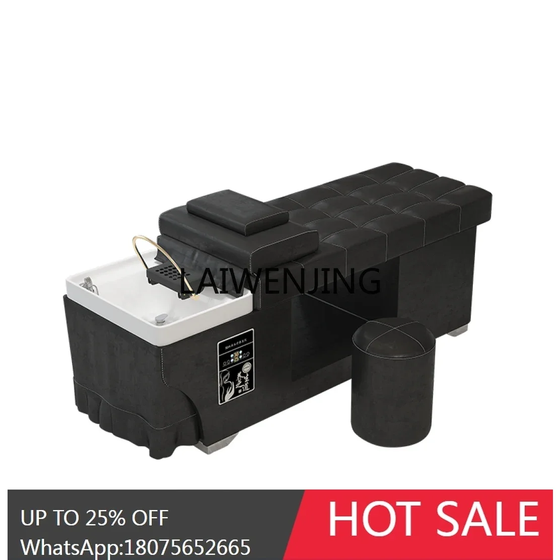 hair treatment shampoo Thai style full lying ear shop constant temperature water circulation flushing bed