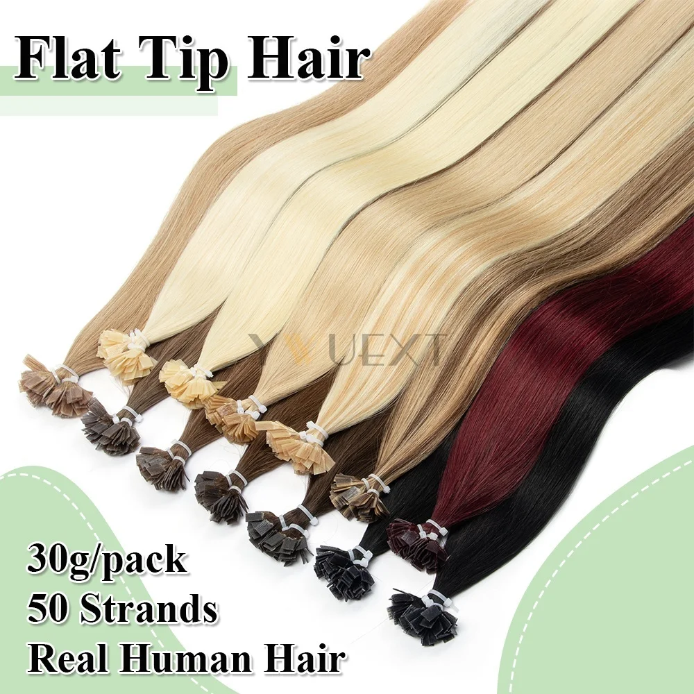 

Машина для наращивания волос с плоским кончиком, человеческие шиньоны Remy, прямые кератиновые капсулы, кончики для наращивания волос для салона, 50 шт./компл.