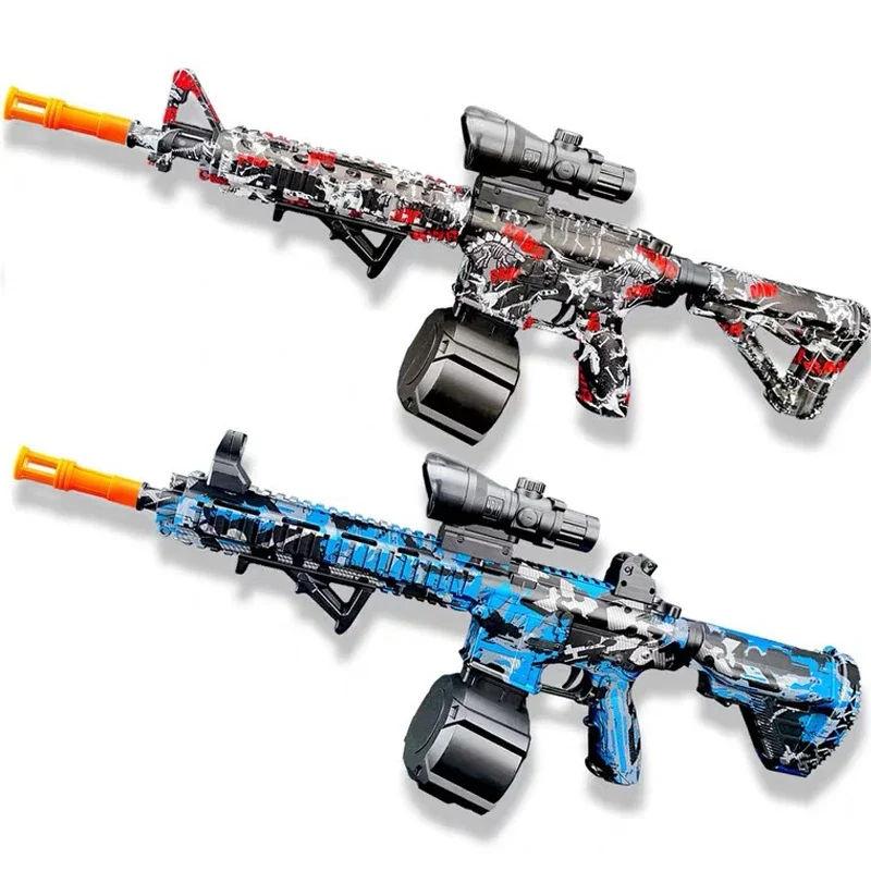 M416 Gun Toy Outdoor Elektrische Blaster Schieten Sport Gel Bullet Shoot Zomer Waterbal Speelgoed Voor Interactief Ouder-kind Spel