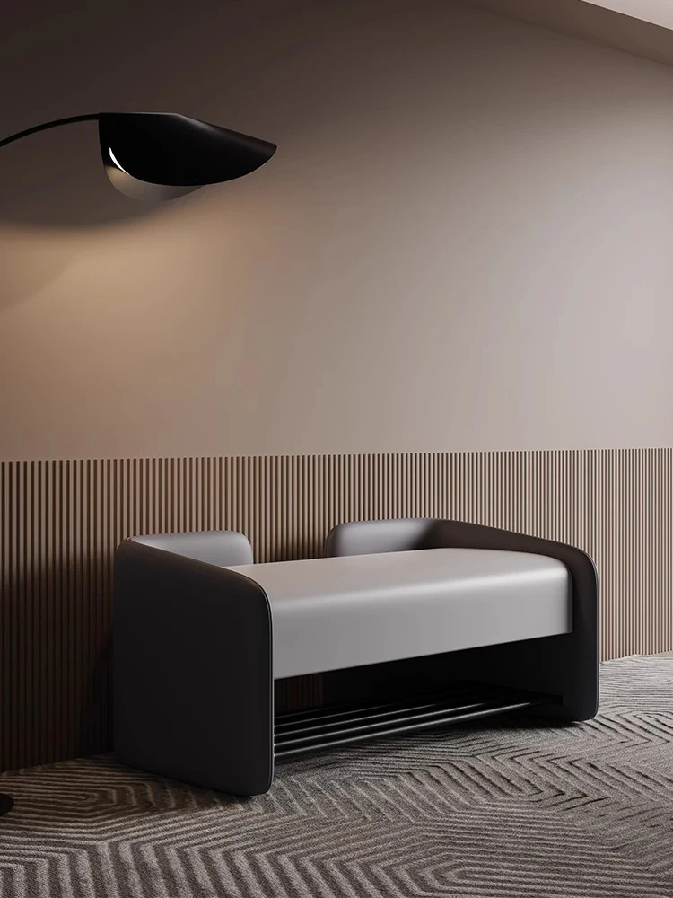 الراقية فيلا المنزل تغيير الأحذية البراز باب المنزل خزانة الأحذية يمكن أن يجلس أريكة البراز تخزين البراز تخزين طويل رف الأحذية #4