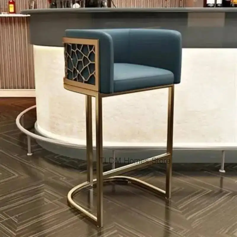 Chaise de bar de designer pour réceptions et gastronomie, style rétro, pour petit-déjeuner, relaxante, avec accessoires, Sillas Para Barra Alta, mobilier d'hôtel