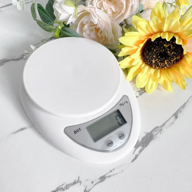 1pc 5kg LED Portable Digital Scale Scales Food Balance Measuring Weight Kitchen Electronic Scales Small Scale Weighing In Grams