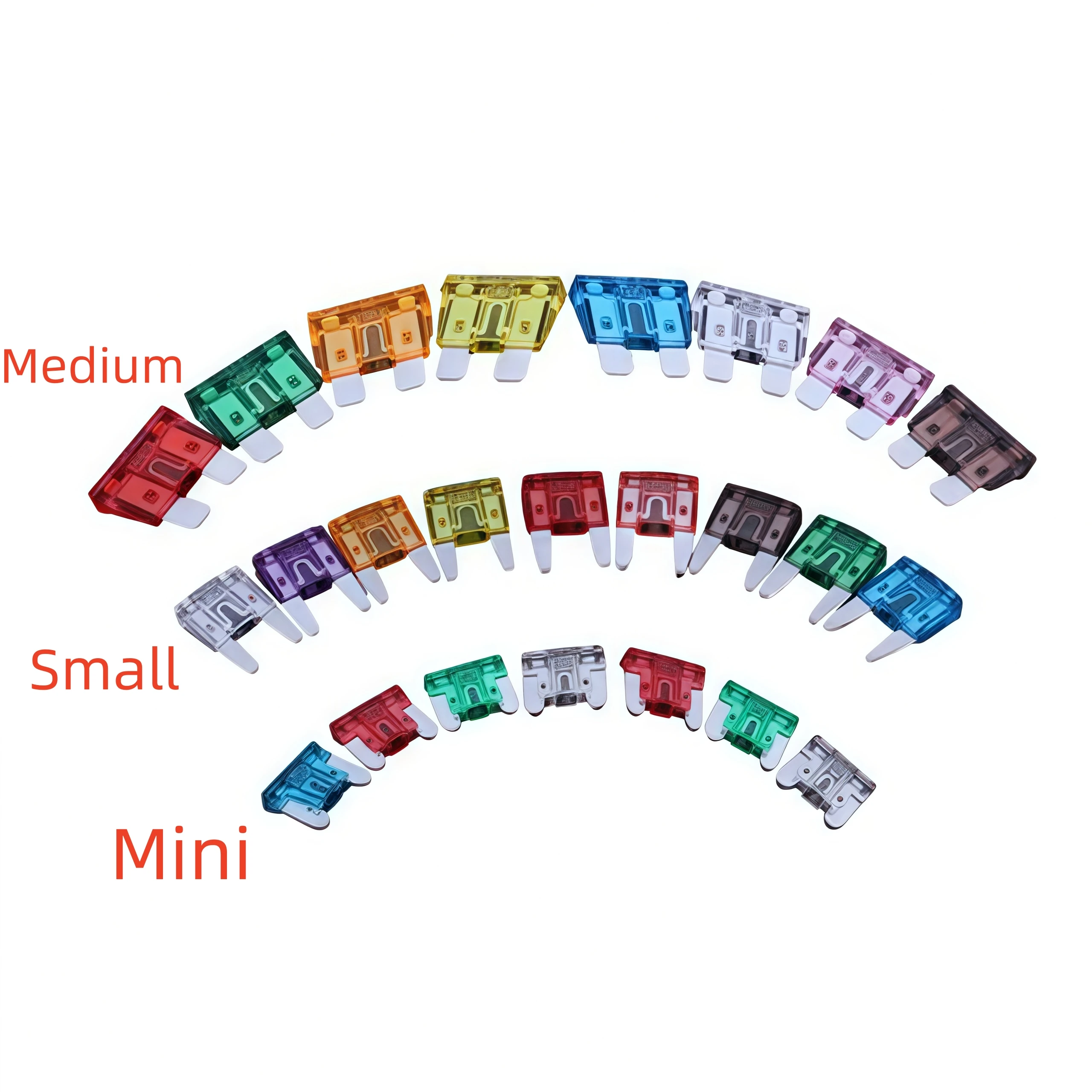 10PCS Mini/Small/Medium Car Fuses Car Inserts 2/3/4/5/7.5/10/15/20 A Insurance Tablets