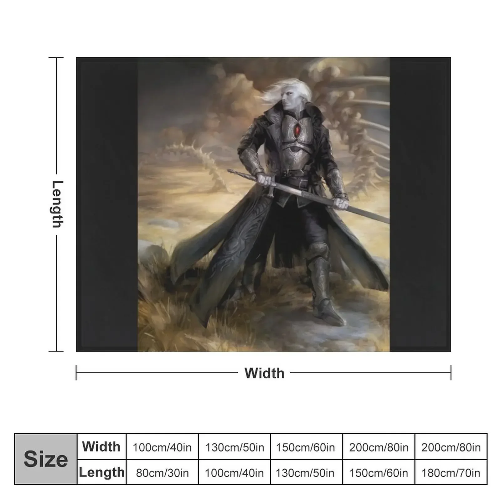 Sorin Planeswalker - Fantasy Vampire Throw Blanket Nap christmas gifts Thermals For Travel Bed Fashionable Blankets