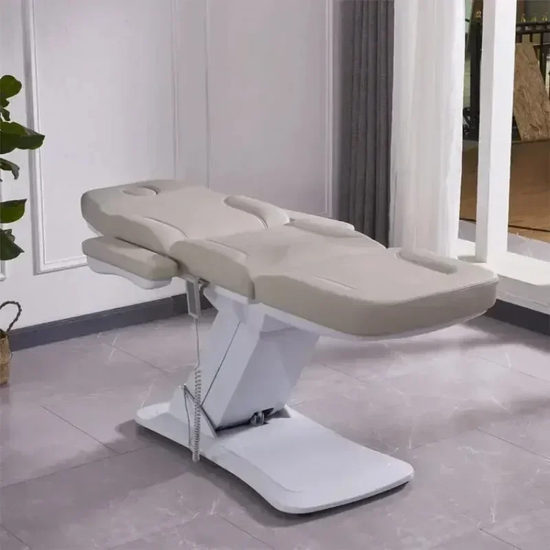 Massage Table Electric Adjustment Massage Table Automatic Heating Four Motors Lashmaker Camilla Electrica Tattoo Salon Furniture