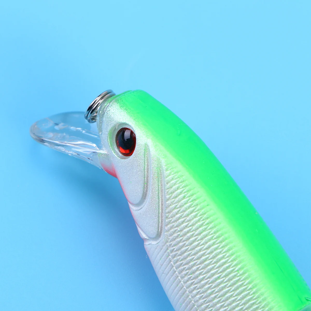 

5Pcs Flexible Simulation Fish Tail Fishing Lures Brilliant Colors Smooth Rapid Action Crankbait For Bass Yellow Perch Walleye