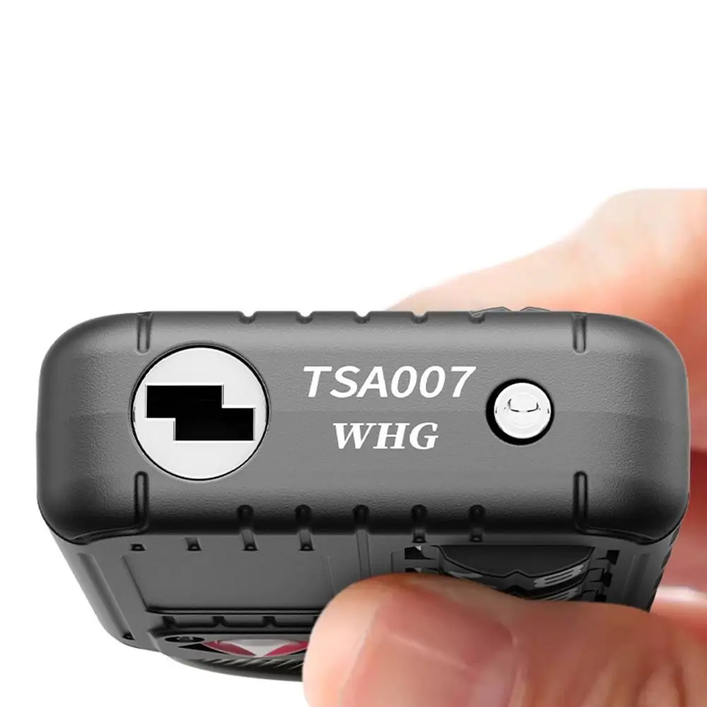 Creative TSA 4 Digit Combination Lock Zinc Alloy Anti-theft Customs Password Lock Security Tool Wire Rope Padlock for Travel