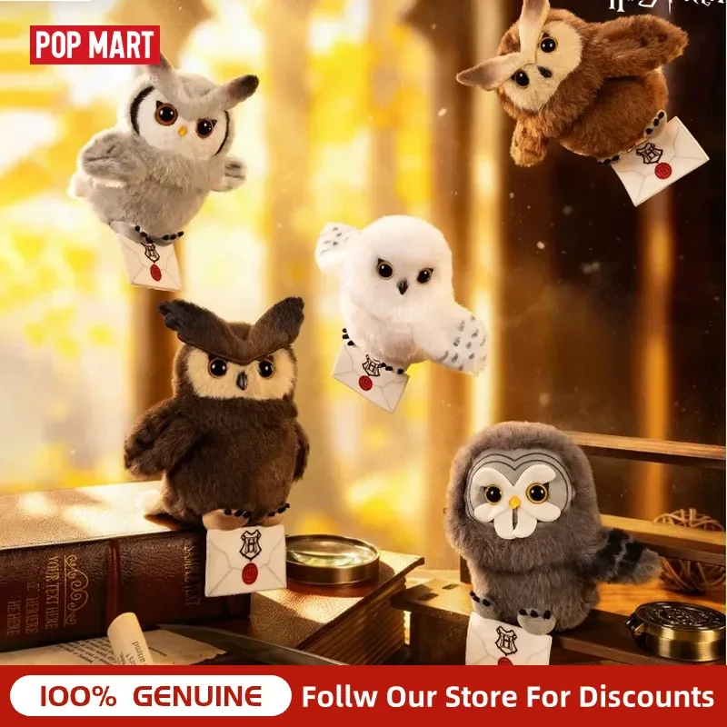 Genuine GONG Harry Potter Owl Blind Box, Hedwig Vinyl Plush Pendant, Bag Charm & Keychain, Collectible Ornament, Holiday & Festi view 6