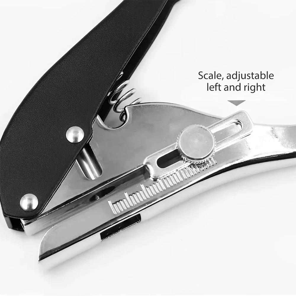 8MM 10MM 12MM 15MM bordo fascia punzone lavorazione del legno singolo foro rotondo apri foro regolabile Cap strumenti per la lavorazione del legno