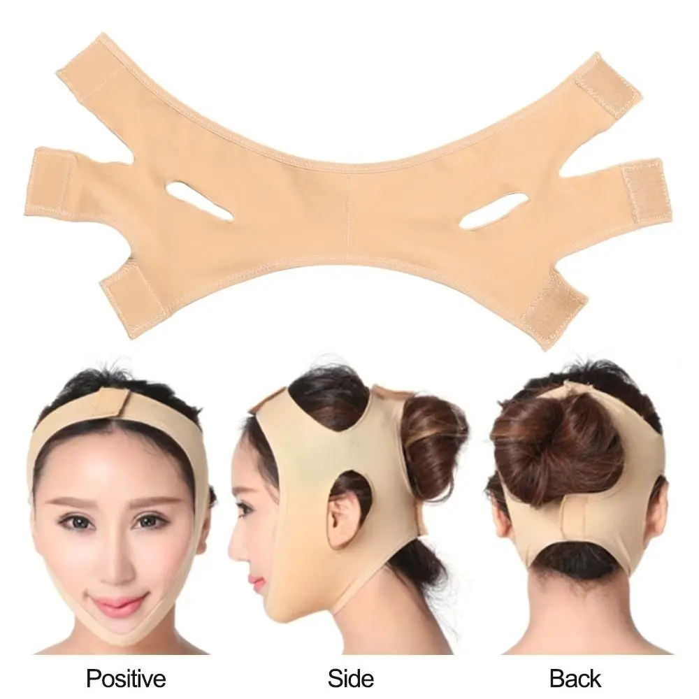 Elastic Elastic Face Slimming Bandage Tight Not Strangling Non-Slip Chin Cheek Lift Up Belt Skin Care Lifting Function