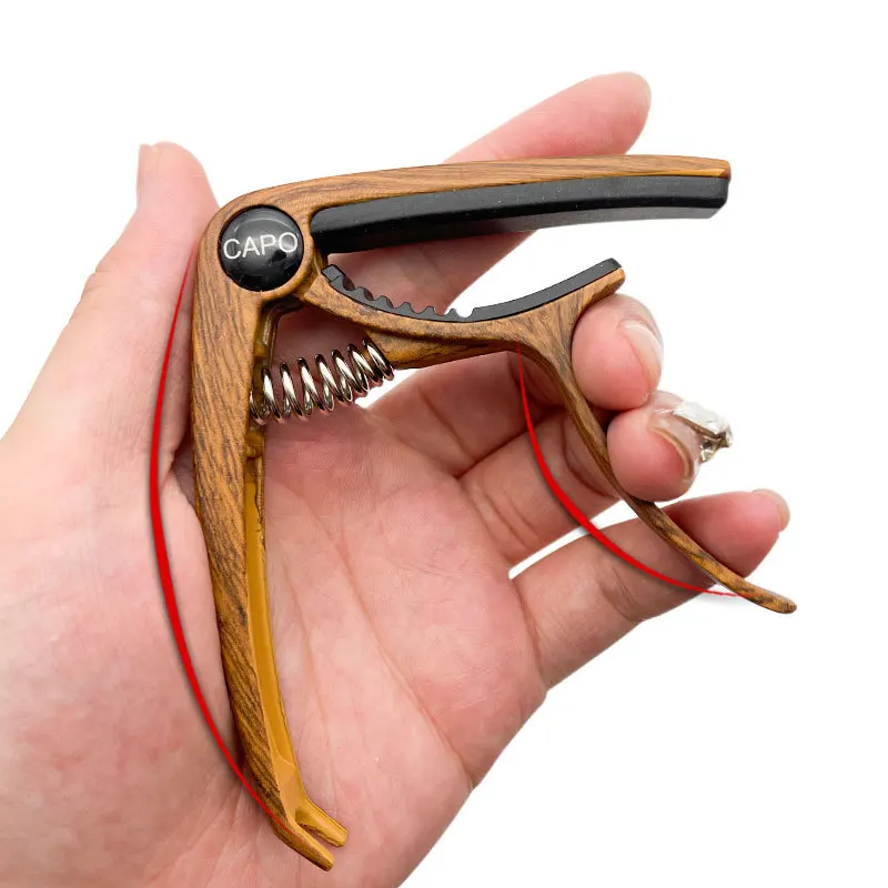 Acoustic Guitar Capo, 2-in-1 Transpose Metal Capo for Classical Guitar & Ukulele Parts & Accessories