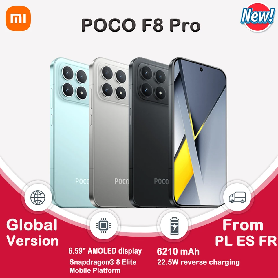 POCO F8 Pro Smartphone 256/512GB 50MP Tri-Camera With OIS 6.59