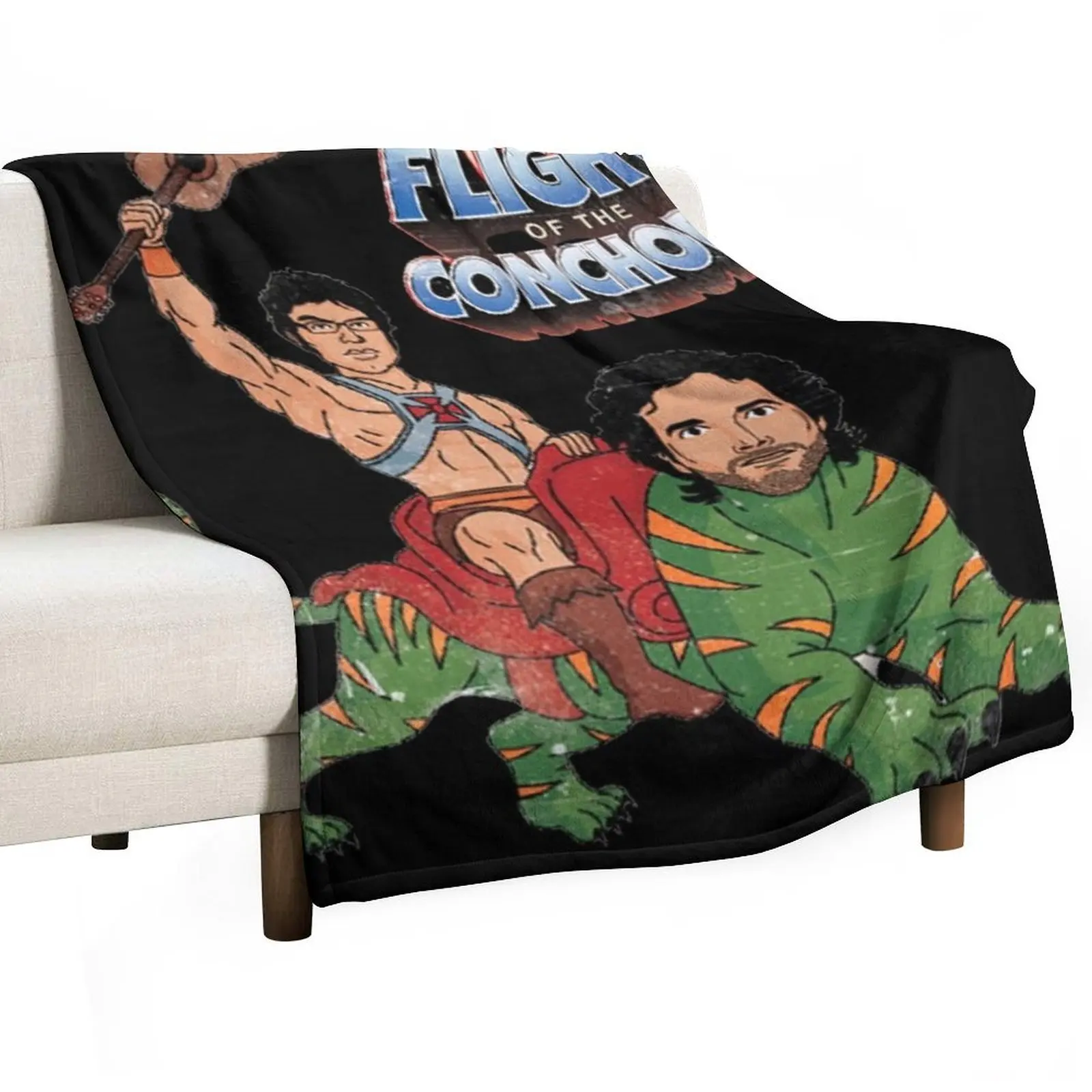 

FLIGHT OF THE CONCHORDS - 10 Throw Blanket Travel blankets and throws Flannel Fabric Vintage Blankets