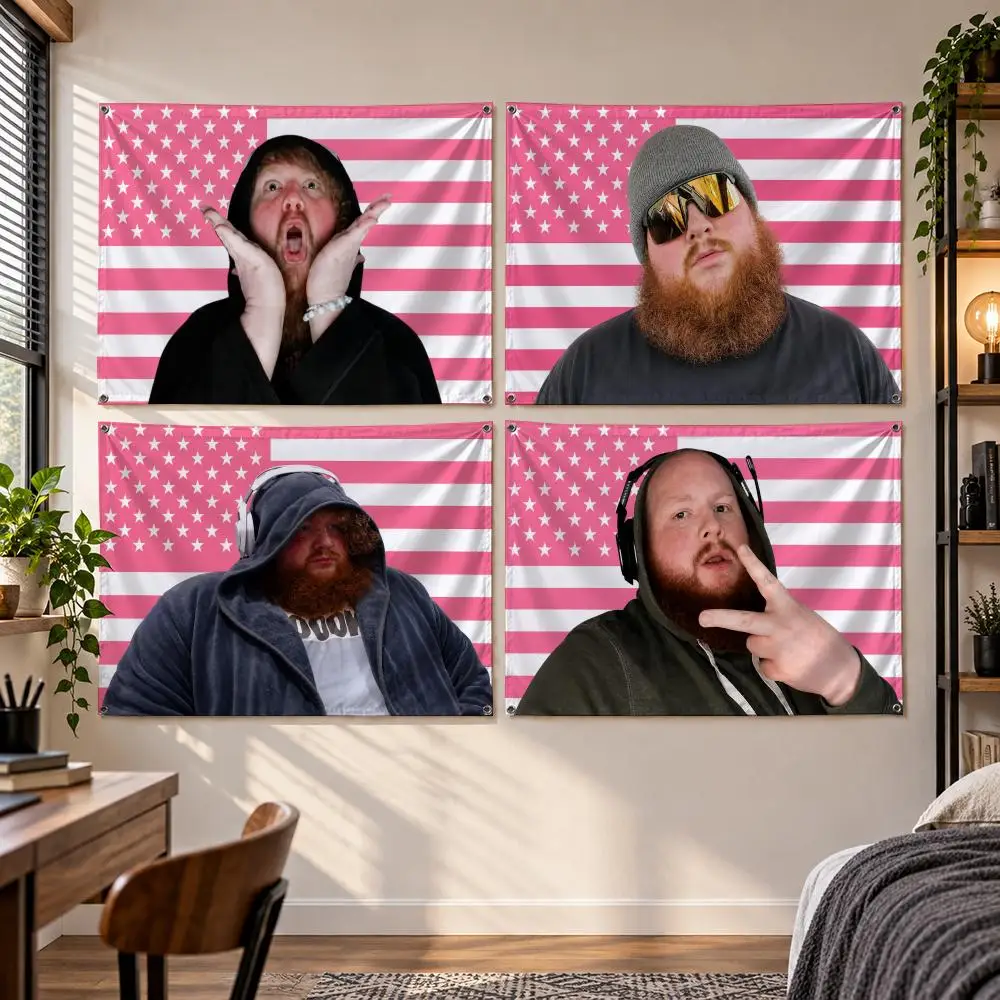 Creator Gaming Viral C-CaseOh Flags Banner Decor for Bedroom,Garden,Party,Club,Gaming Room,Indoor Outdoor