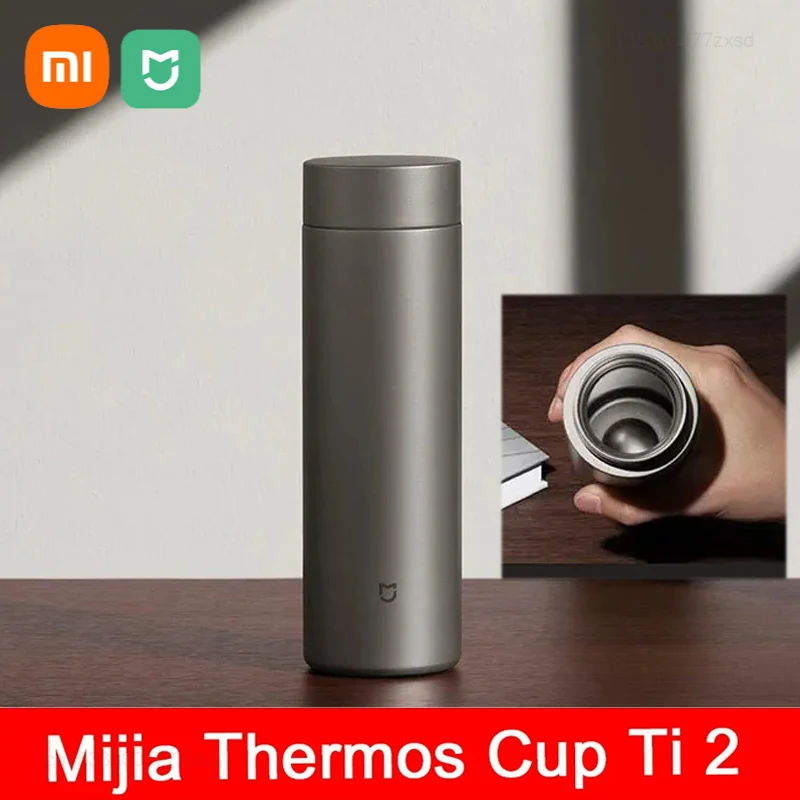 

Xiaomi Mijia термос чашка Ti 2 TA1 из чистого титана емкость 480 мл 6 часов сохраняет тепло материал для путешествий кружка-термос для напитков портативная чашка