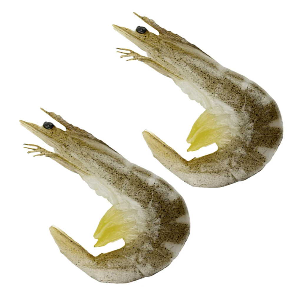 

2pcs Simulation Lobster Props Realistic Plastic Decorative Artificial Home Shop Party Food Trade Display Photography Mini Fake