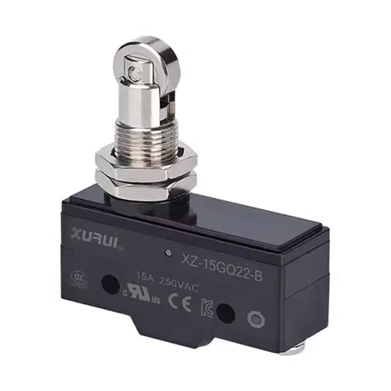 XZ-15GQ22-B 3 Screw Terminals Panel Mount Roller Plunger Basic Limit Switch