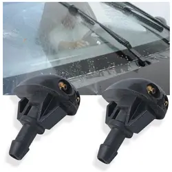 2Pcs Car Windshield Washer Wiper Water Jet Spray Nozzle Windscreen Wipers For Honda For Civic 2001 2002 2003 2004 2005