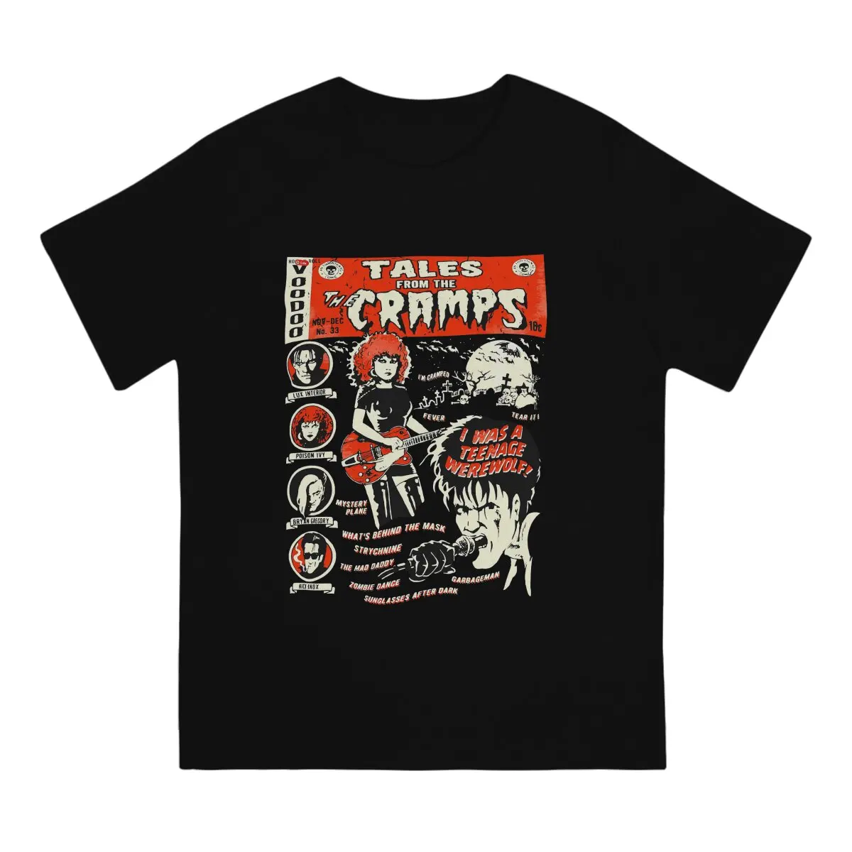 Men I Was A Teenage T Shirt The Cramps Cotton Clothes Vintage Short Sleeve O Neck Tee Shirt Gift Idea T-Shirt